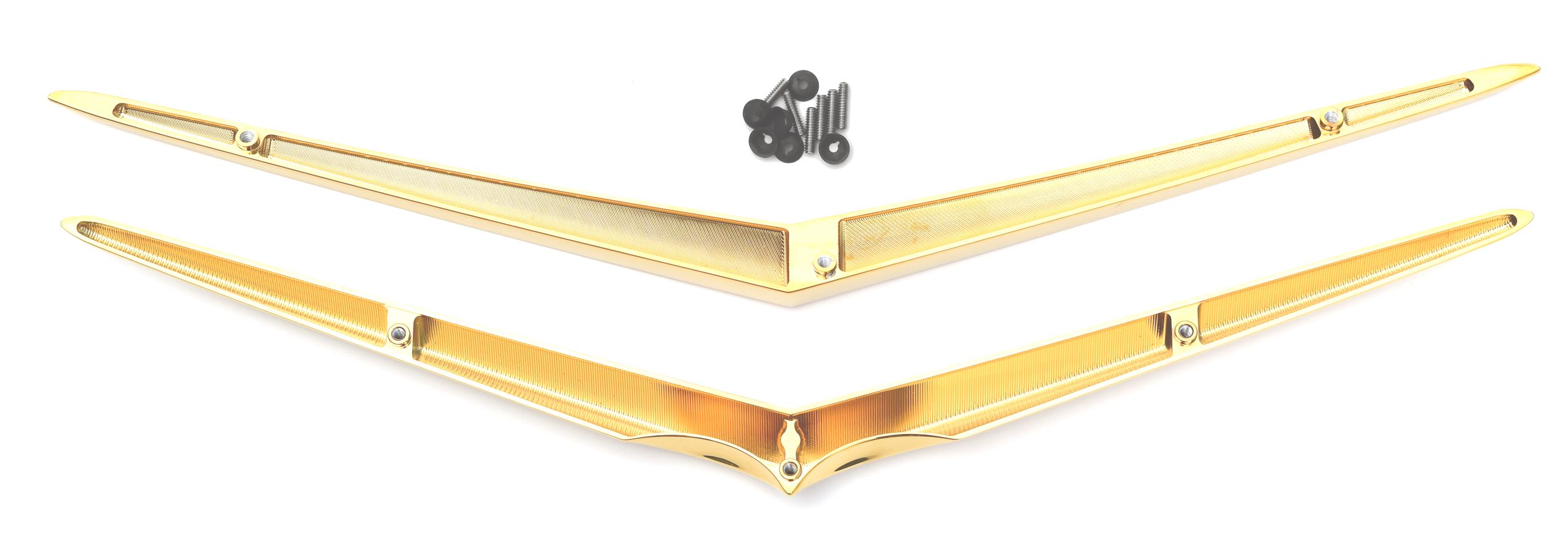 1957 Chevrolet Hood & Trunk Vee (Chrome) - Image 3