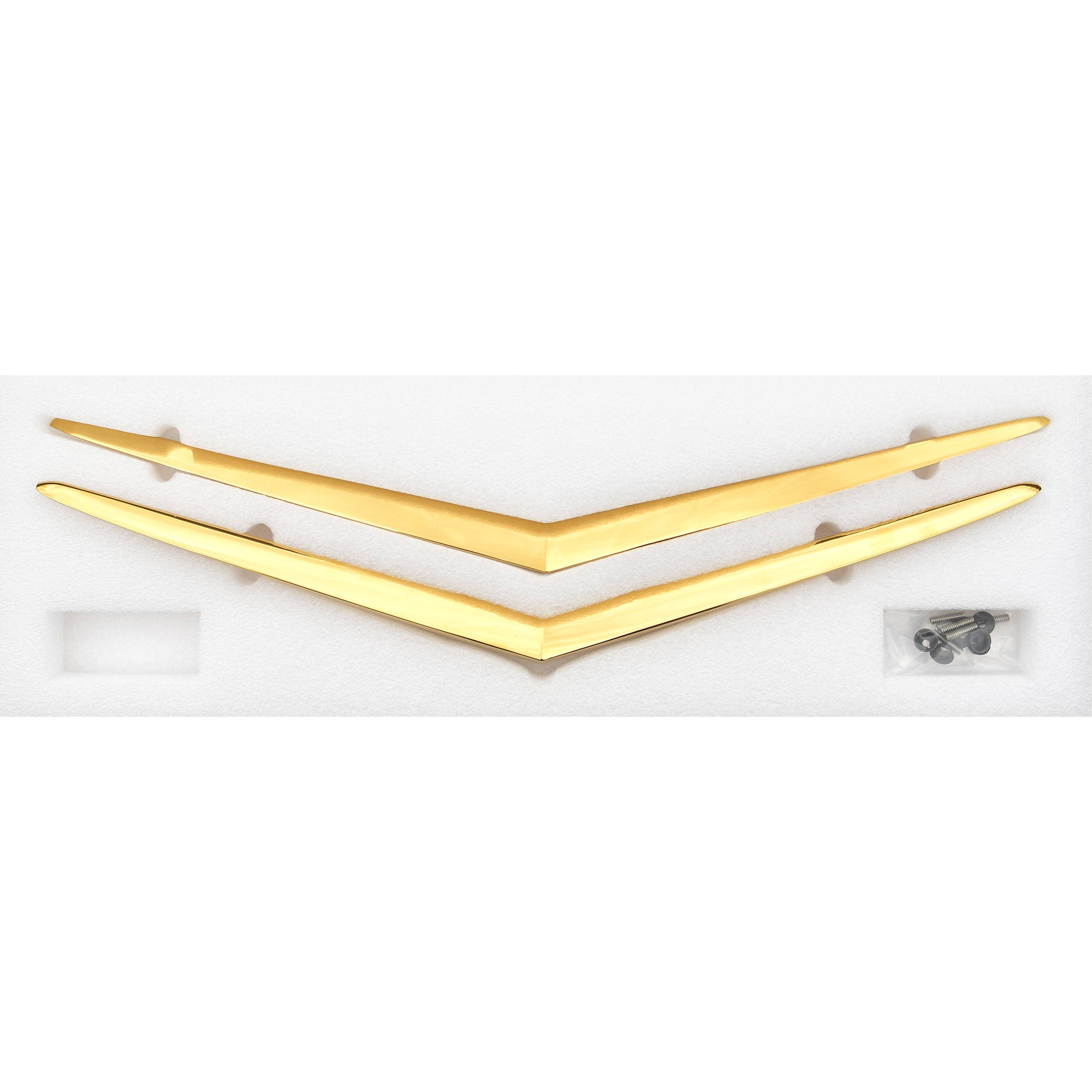’57 Chevy Gold Hood & Trunk Vees