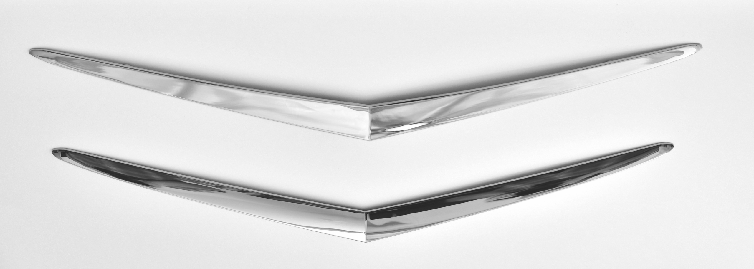 1957 Chevrolet Hood & Trunk Vee (Chrome) - Image 6