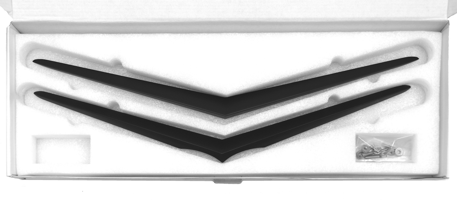 1957 Chevrolet Hood & Trunk Vee (Matte Black)