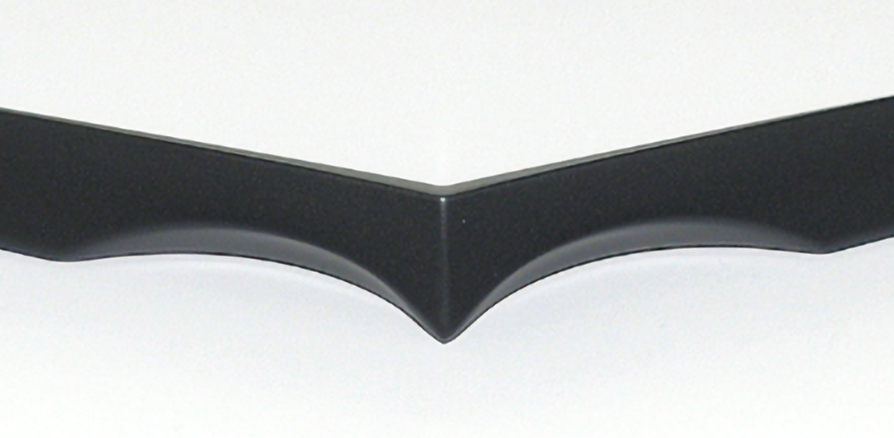 1957 Chevrolet Hood & Trunk Vee (Matte Black) - Image 4